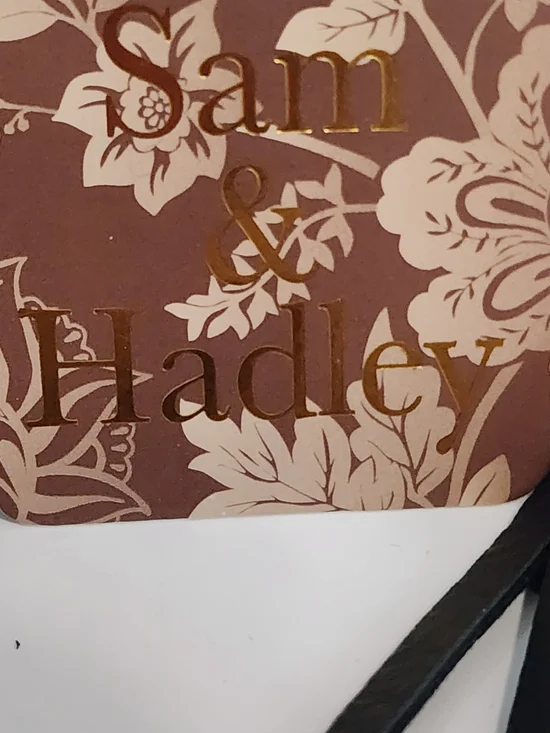 NWT Sam & Hadley Cowhide & Embossed Leather Crossbody w/ Turquoise Accents Black - Picture 6 of 12